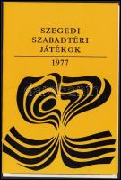 1964-1967 Szegedi Szabadtéri Játékok műsora szórólap, játékok igazgatóságának meghívója benne 4 db t...