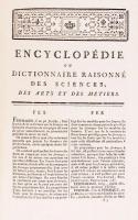 Denis Diderot - Jean d' Alembert: Recueil de planches, pour la nouvelle edition ou dictionnaire...