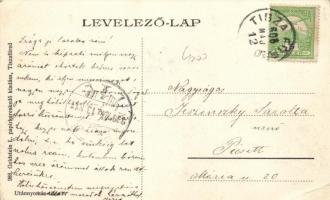 Tiszafüred, Vasútállomás; Goldstein L. kiadása (EB)