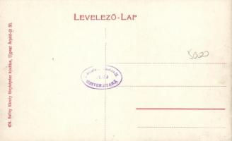 Budapest IV. Újpest, hajóállomási vendéglő; Selley Károly fényképész kiadása