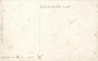 Szombathely, Főtér, papíráruház, takarékpénztár; Dukesz Jenő kiadása