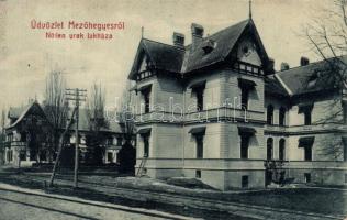 Mezőhegyes, nőtlen urak lakháza; Auspitz Lajos kiadása