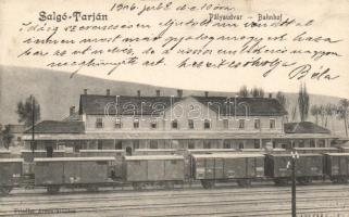 Salgótarján, vasútállomás; Friedler Ármin kiadása
