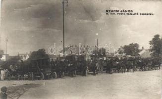 1924 Debrecen, Sturm János posta szállító, photo