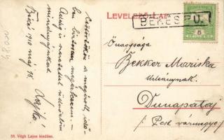 Békés, zsinagóga; Végh Lajos kiadása