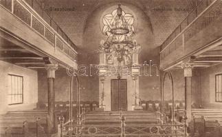 Tiszafüred, zsinagóga belső; Goldstein Adolf kiadása