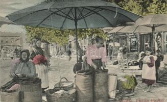 Szeged, Piactér, paprika árusítás (EK)