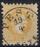 1867 2 kr narancs &quot;PEST ESTE&quot;