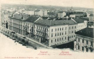 Zagreb, Akedemicki trg / square