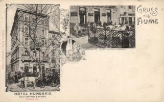Fiume, Hotel Hungária, floral