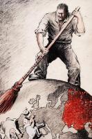 Ék Sándor, Alex Keil(1902-1975): Einheitsfront. Plakát terv. Vegyes technika, papír, jelzett, paszpa...