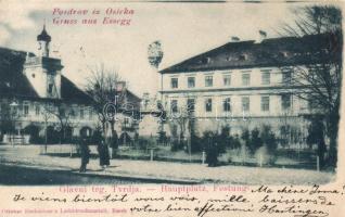 Eszék, Osijek; Hauptplatz, main square, fortress