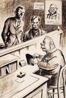 Ék Sándor, Alex Keil(1902-1975): Achtung. Plakát terv. Vegyes technika, papír, jelzett, paszpartuban...