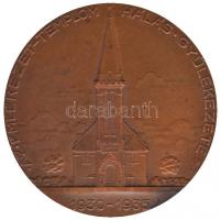 Berán Lajos (1882-1943) 1935. "Dabasi Halász Lajos" Br emlékérem. "AZ EMLÉKEZET-TEMPL...