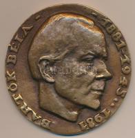 1981. "Bartók Béla 1881-1945" Br emlékérem (97mm) T:2