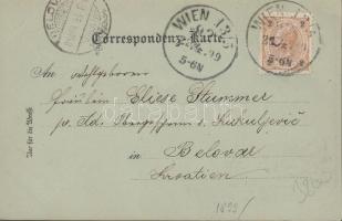 1899 Vienna, Wien; Hütteldorf, Hotel Sachs