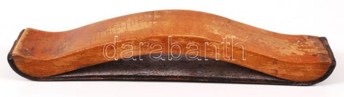 Régi kézi késélező bőr szíjjal / Knife sharpener 20 cm