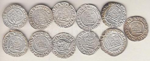 1545-1554K-B Denár Ag "I. Ferdinánd" (11x) 10klf évszám T:1,2
Huszár 935., Unger II 745.a