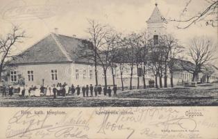 Oppova, Katolikus templom; kiadja Jagerovits S. / church