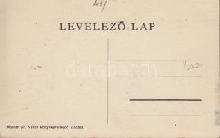 Zenta, Tiszai vashíd; Molnár Sz. Vince kiadása / iron bridge