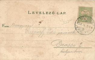 Medgyes, street, evangelist church (EK)