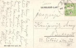 Ács cukorgyár; Klein Ignác kiadása