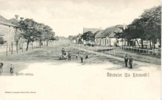 Kiskőrös Petőfi utca; Zostyák János kiadása (Rb)