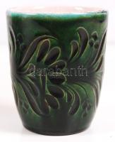 Miksa kerámia tétel, apró lepattanásokkal, jelzés nélkül, összesen: 4 db