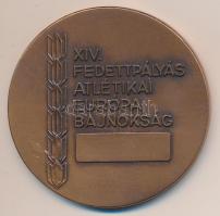 Gáll Gyula (1939-) "Budapest 1983 / XIV. Fedettpályás Atlétikai Európa Bajnokság" Br emlék...