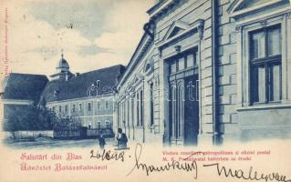 1899 Balázsfalva, post office (EK)