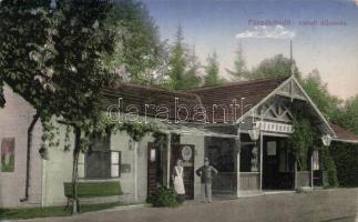 Püspökfürdő, railway station (EK)