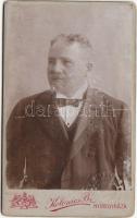 1907 Debrecen, Fényképes személyi igazolvány (Identitätskarte) állomásfőnök részére.