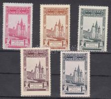5 db Reichsverein für Kinderschutz (Mariazell-Kirche Aussen-Ansicht) feliratú levélzáró