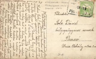 1915 Nagyszeben, Vasútállomás, menetszázad / travelling Hungarian soldiers at the railway station, p...