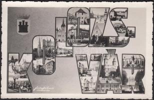 1940 A Ferencvárosi (FTC) futball csapatKolozsvárrról hazaküldött képeslap a tagok saját kezű aláírá...