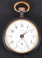 Archimedes Reveil ébresztős zsebóra, másodperc mutatós, jó állapotban / Archimedes Reveil Pocket Watch with Alarm