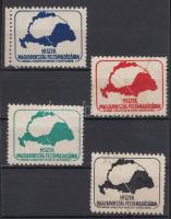 cca 1920 4 db "Hiszek Magyarország feltámadásában" feliratú levélzáró, kiadja: A Magyar Ne...