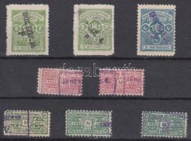 1902 Hazai Leszámítoló és Takarékszövetkezet 3 db, az Országos Központi Fillér Szövetkezet 5 db bély...