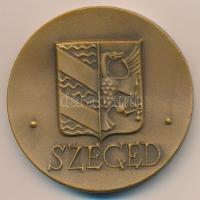 DN "Szeged" Br emlékérem (60mm) dísztokban T:1