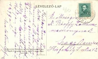 Keszthely sárgulók ökrös szekéren, studentika