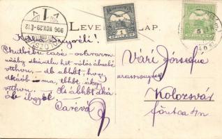 Tövis, Izraelita templom; Klein Mihály kiadása / synagogue