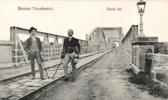 Tiszafüred vasúti híd; Goldstein L. kiadása