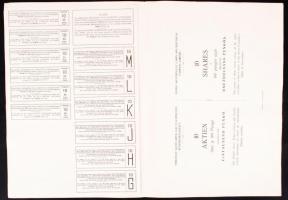 Újpest 1946. "Egyesült Izzólámpa és Villamossági Részvénytársaság" részvénye 1000P-ről sze...