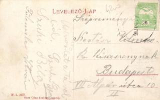 Isaszeg Fő utca, gyógyszertár; Haas Géza kiadása (EK)