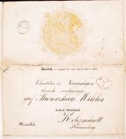 1865 Országgyűlési meghívó Ferenc József osztrák császár és magyar király saját kezű aláírásával tho...