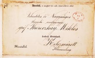 1865 Országgyűlési meghívó Ferenc József osztrák császár és magyar király saját kezű aláírásával tho...