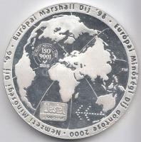 Fritz Mihály (1947-) 2001. "Westel - A kétmilliomodik ügyfél elérésének emlékére" fém emlé...