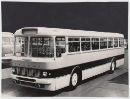 cca 1960-970 Ikarus autóbusz műszaki fotója, 17x22 cm