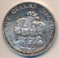 DN "Kelet-Pesti Vendéglátó Vállalat / Egy család vagyunk" fém emlékérem (60mm) T:2