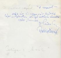 1963 Ismeretlen szerző: Hivatalsegéd, vintage alkotás, a zsűri által feliratozva, aláírva, 24x18 cm